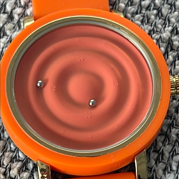 Orange Sports Watch with Textured Silicone Band- Never Worn - Picture 6 of 11